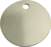 Inch Round Blank Stainless Steel Tags